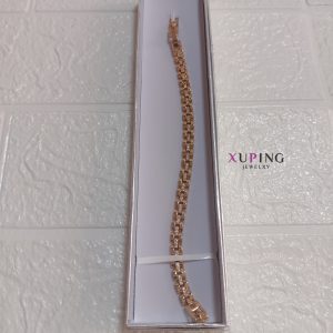 Pulsera con eslabones y zircones