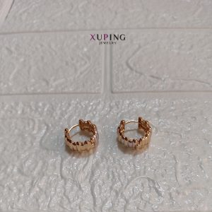 arete esmaltado con lineas