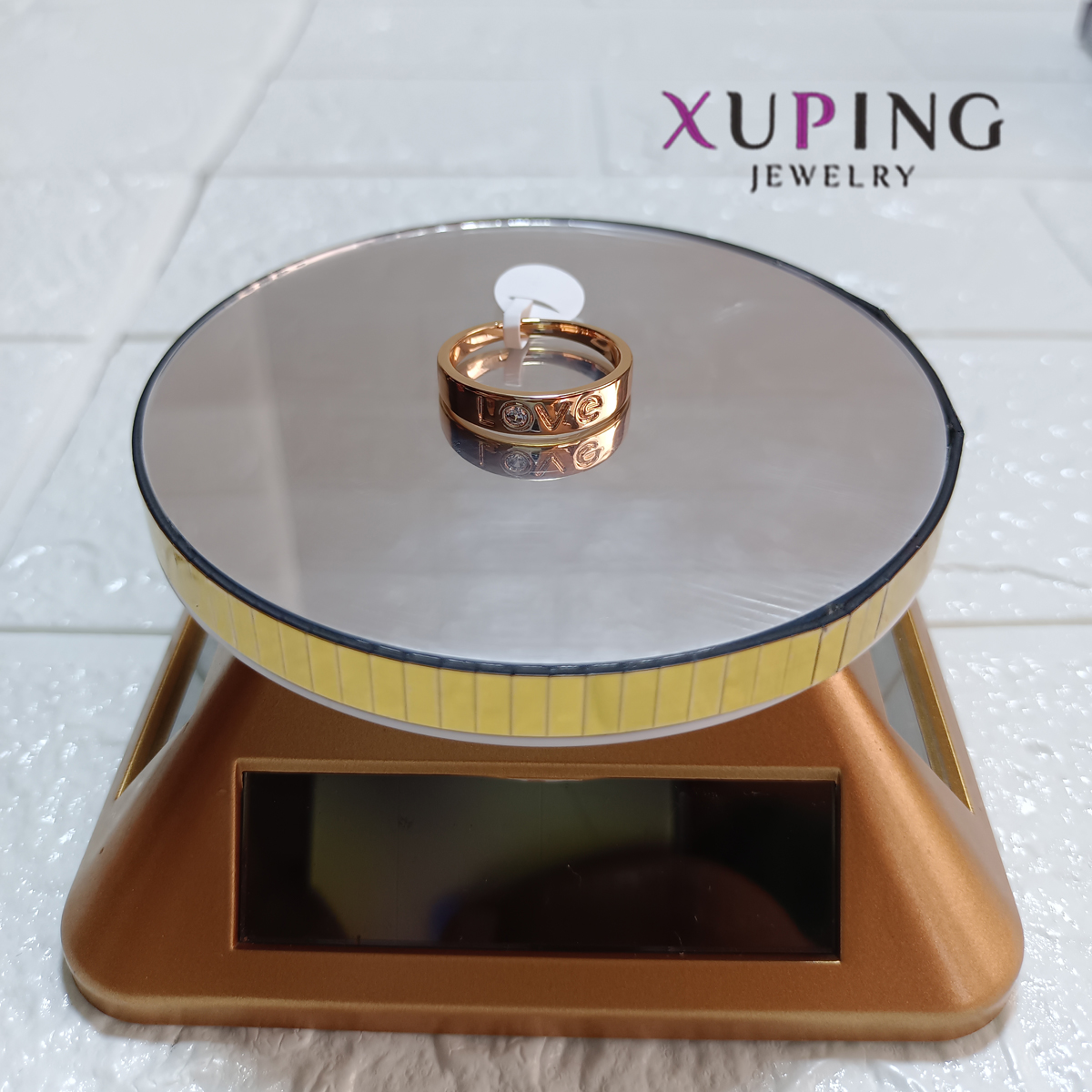 anillo love con zircon