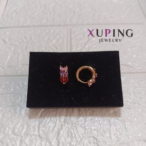 aretes 3 gemas zircones