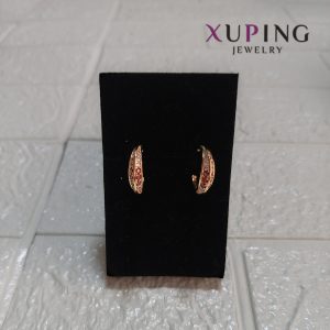 aretes doble linea zircones